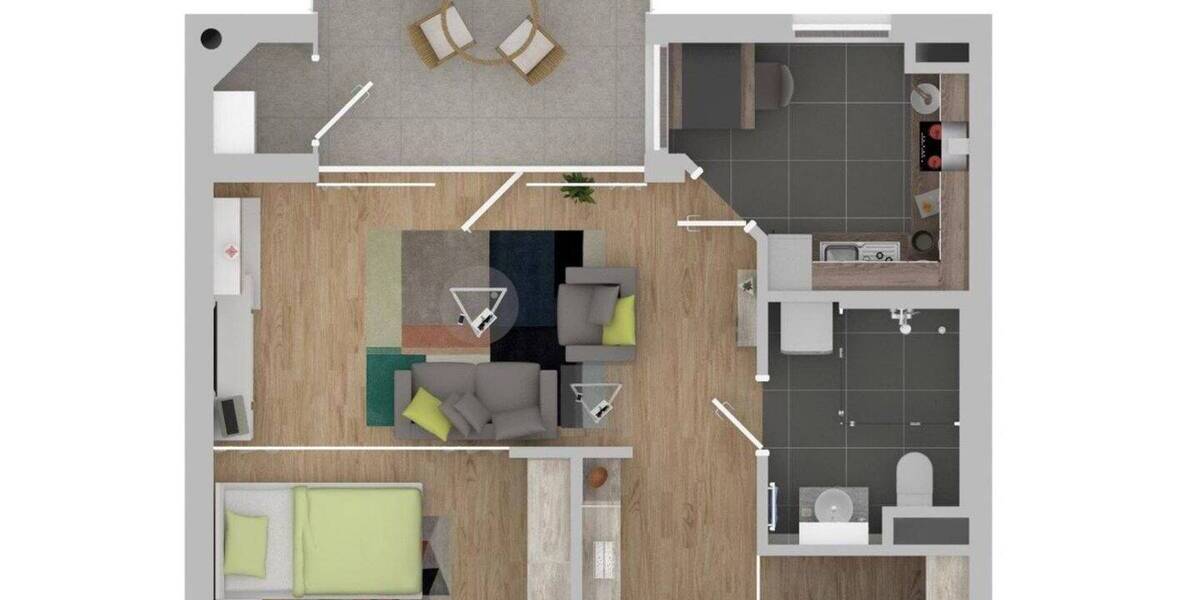 Etagenwohnung Bad Bellingen - 1 Zimmer, 45 m&sup2;, 700&euro; | Angebot:26275114