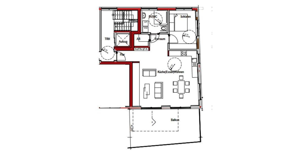 Etagenwohnung Hohentengen - 2 Zimmer, 84 m&sup2;, 919&euro; | Angebot:26613947