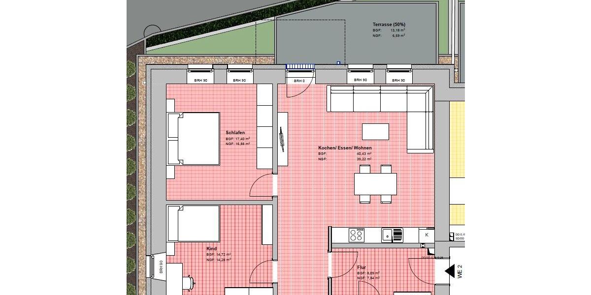 Erdgeschoßwohnung Bad Laer - 3 Zimmer, 102 m&sup2;, 1.015&euro; | Angebot:26190570