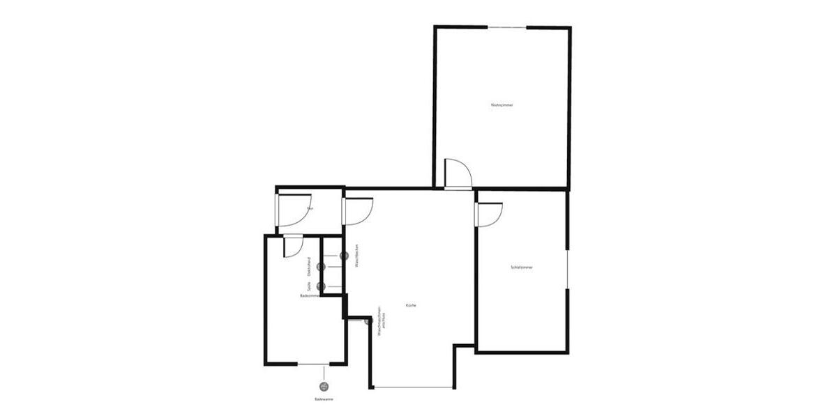 Etagenwohnung Lehrte - 2 Zimmer, 45 m&sup2;, 461&euro; | Angebot:26587232