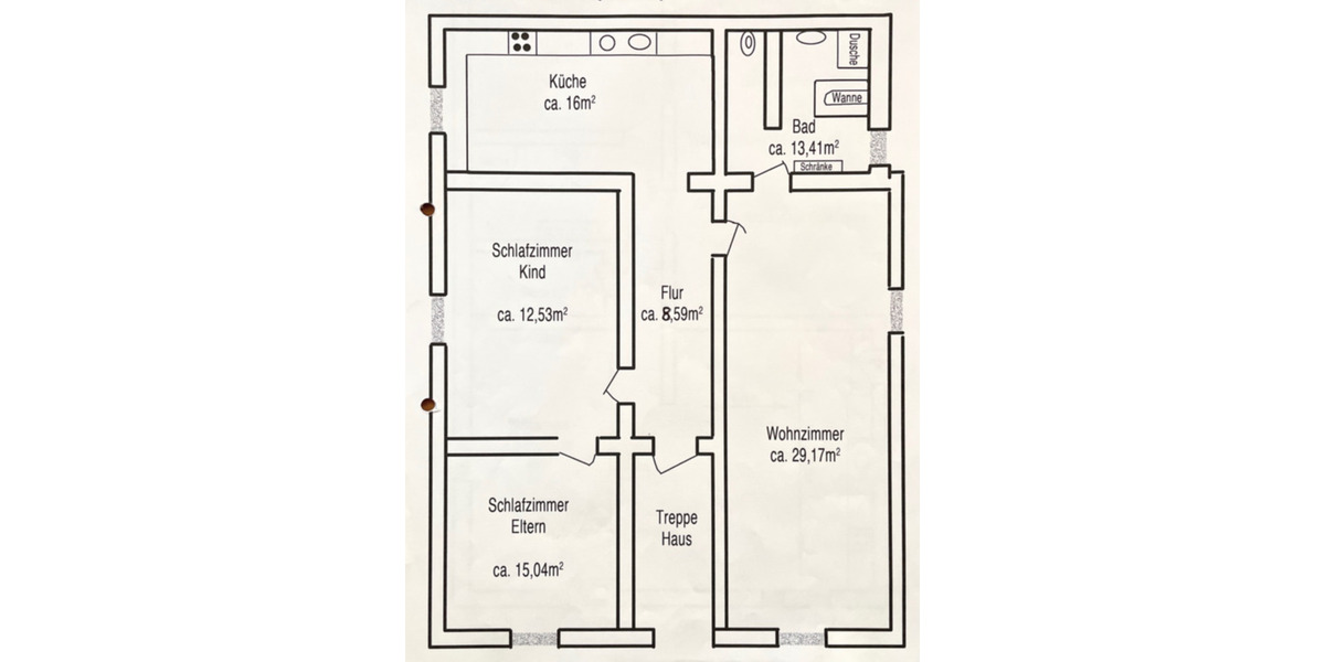 Erdgeschoßwohnung Hohenlockstedt - 3 Zimmer, 100 m&sup2;, 950&euro; | Angebot:24801254
