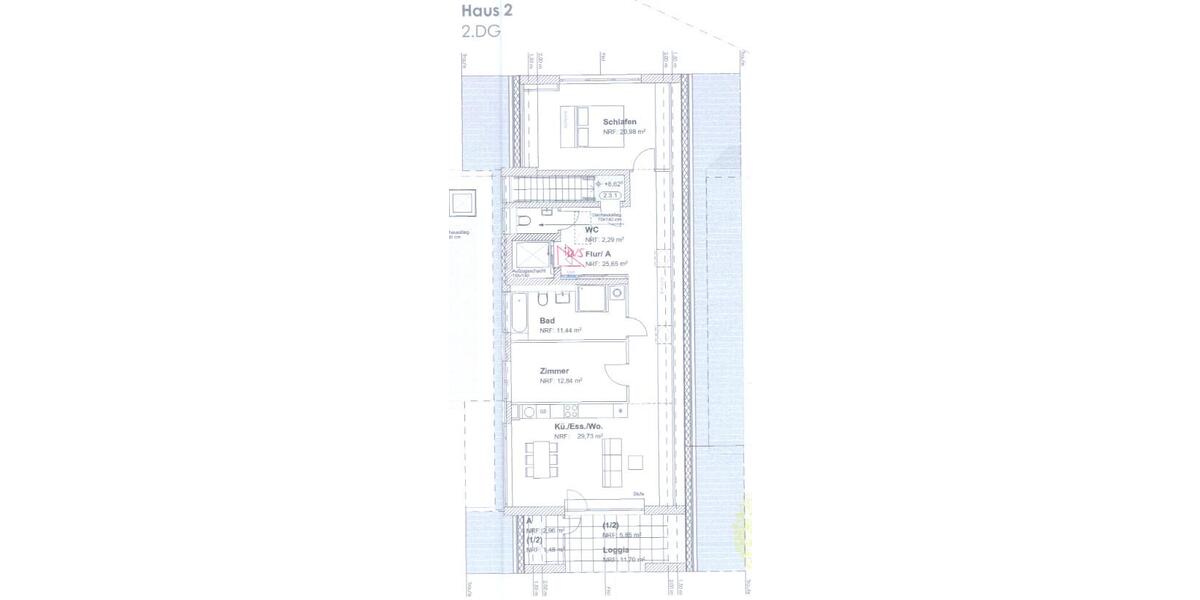 Dachgeschoßwohnung Ulm Söflingen - 3 Zimmer, 115 m&sup2;, 1.730&euro; | Angebot:26556842