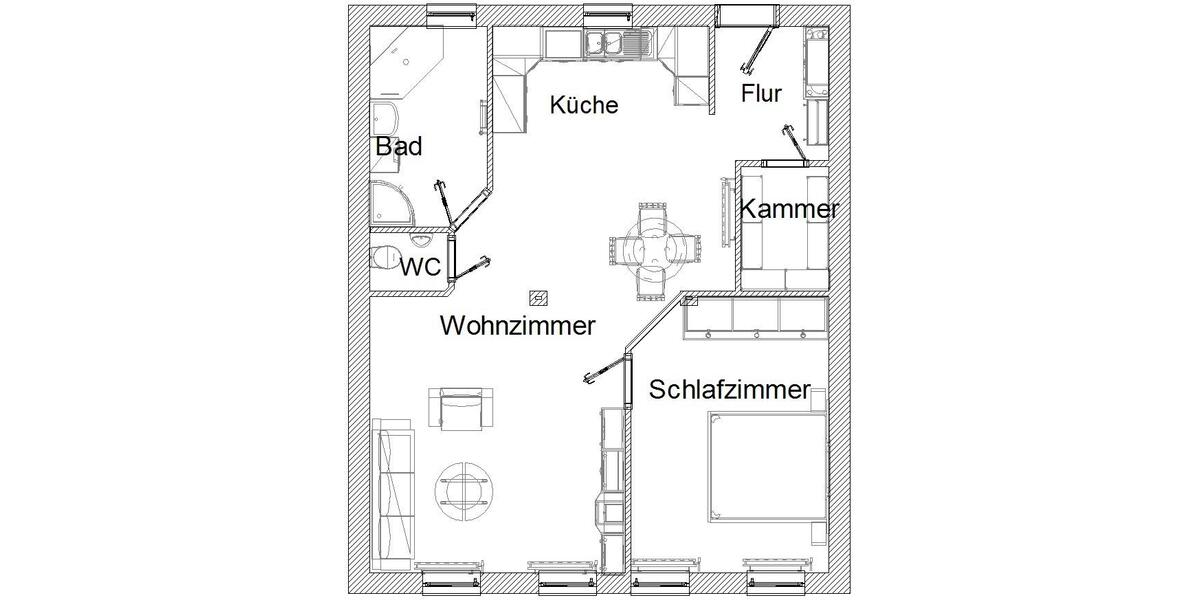 Hochparterre Neuffen - 2 Zimmer, 80 m&sup2;, 810&euro; | Angebot:24495538