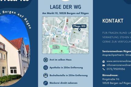 Wohnung Bergen auf Rügen - 1 Zimmer, 29 m&sup2;, 432&euro; | Angebot:24425785