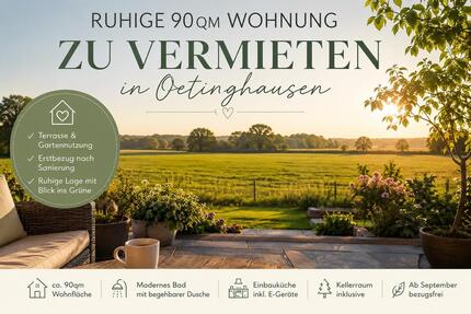 Wohnung Hiddenhausen - 3.5 Zimmer, 90 m&sup2;, 950&euro; | Angebot:26522758