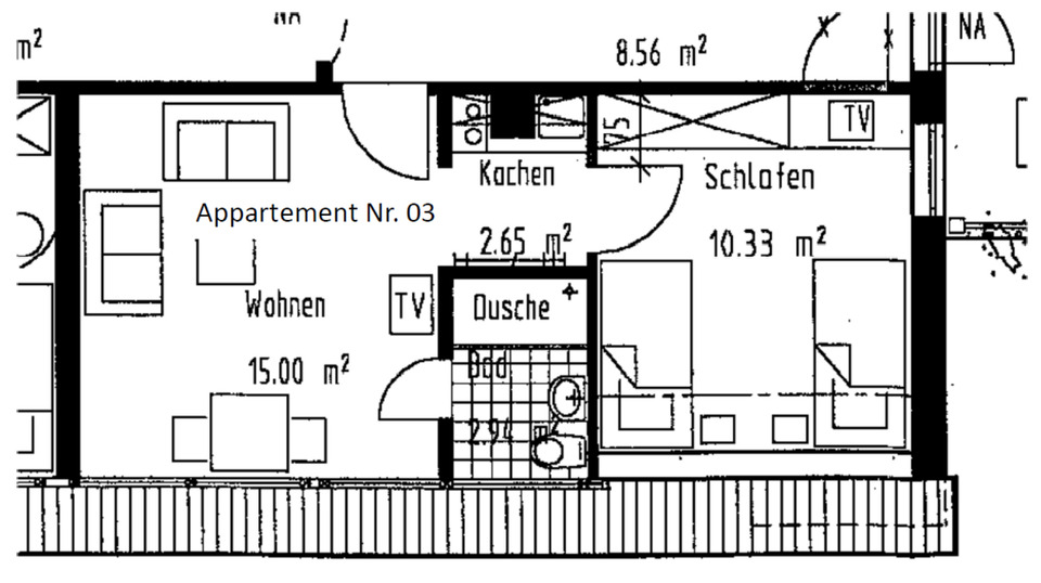 Wohnung zu vermieten