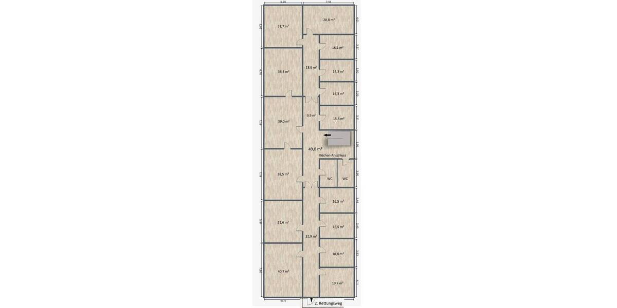 Gewerbeobjekt Leipzig Engelsdorf - 1 Zimmer, 491 m&sup2;, 4.420&euro; | Angebot:26247290