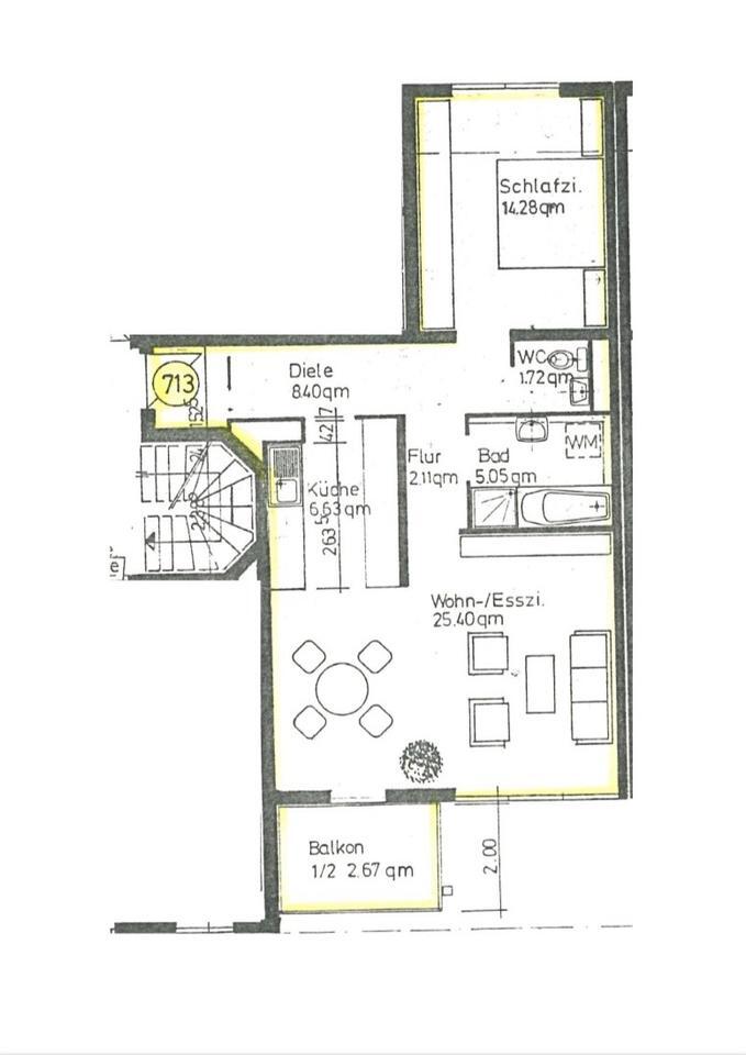 Schöne 2-Zimmer Wohnung Beautiful 2-Room Apartment