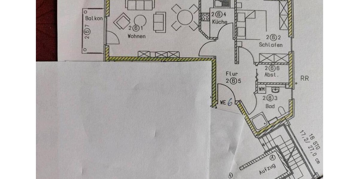 Etagenwohnung Burgebrach - 2 Zimmer, 64 m&sup2;, 820&euro; | Angebot:24869416