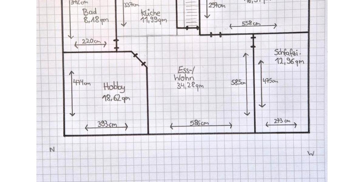 Dachgeschoßwohnung Reinheim - 4 Zimmer, 93 m&sup2;, 1.250&euro; | Angebot:26254498