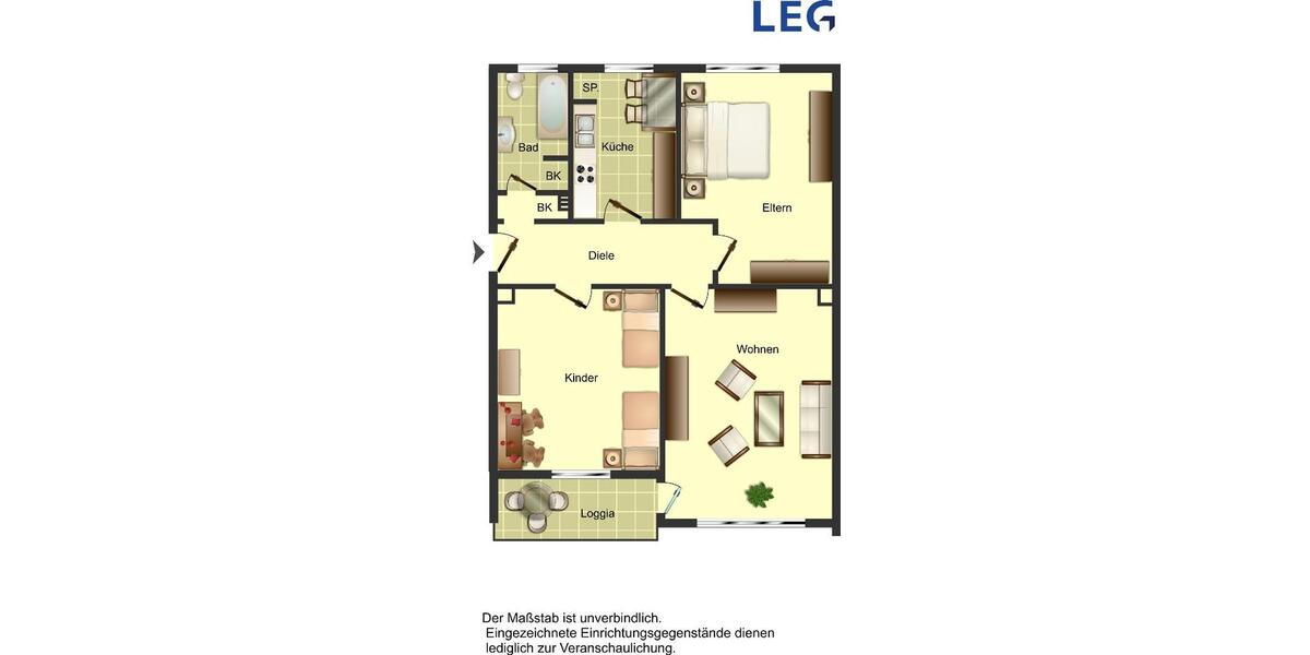 Ab 16.12. bezugsfertig - 3 Zimmer-Wohnung in Solingen-Höhscheid 3 zimmer