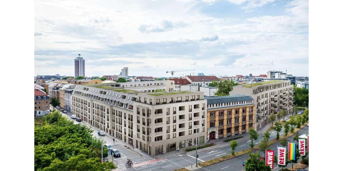 Dachgeschoßwohnung Leipzig Mitte - 4 Zimmer, 95 m&sup2;, 1.519&euro; | Angebot:25236891