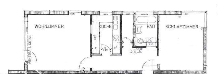 Etagenwohnung Überlingen - 2 Zimmer, 64 m&sup2;, 700&euro; | Angebot:25248502