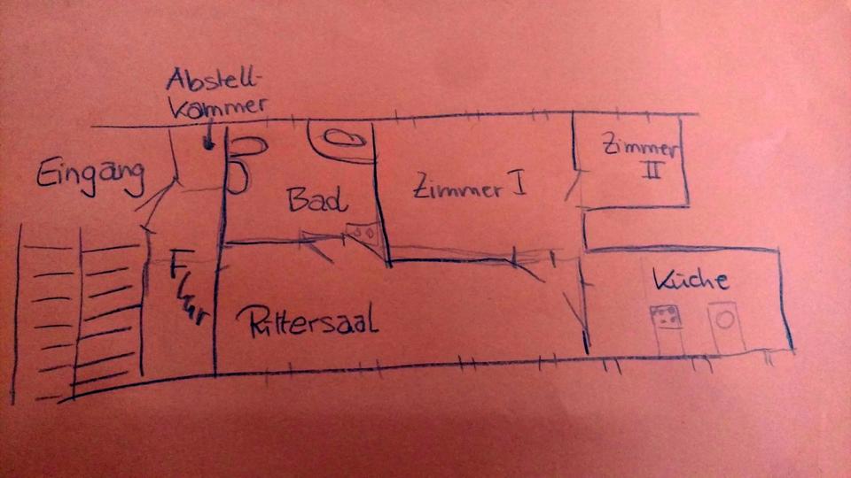 Etagenwohnung Neustadt an der Orla - 3 Zimmer, 70 m&sup2;, 450&euro; | Angebot:26398902