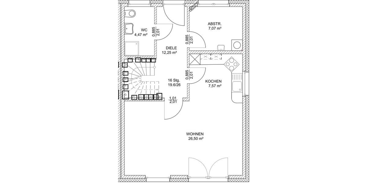 Doppelhaushälfte Celle Bostel - 4 Zimmer, 115 m&sup2;, 1.150&euro; | Angebot:26611158