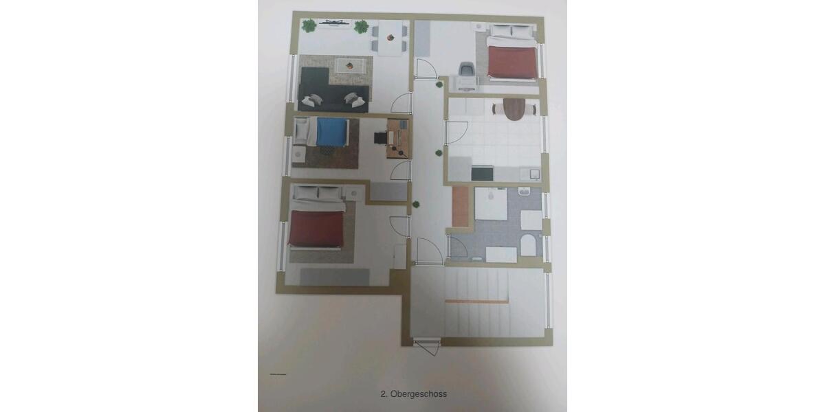 Etagenwohnung Stolberg (Rhld.) Büsbach - 4 Zimmer, 74 m&sup2;, 950&euro; | Angebot:25397384