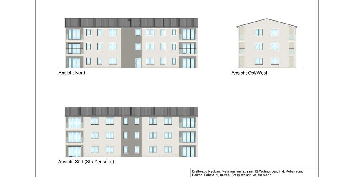 Erdgeschoßwohnung Wolfenbüttel Adersheim - 3 Zimmer, 72 m&sup2;, 1.008&euro; | Angebot:25871228