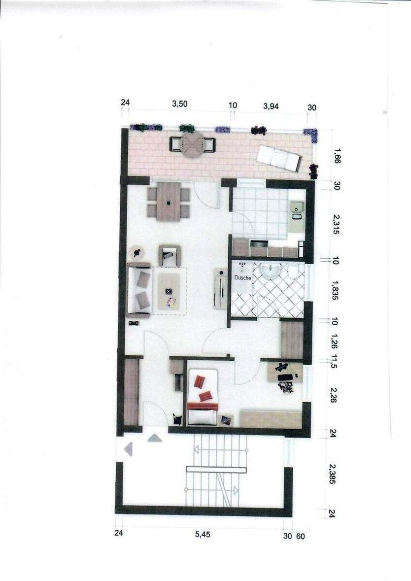 Sanierte, chice 2 -Zi.- Wohnung mit Balkon in Citynähe Barmen 2 zimmer