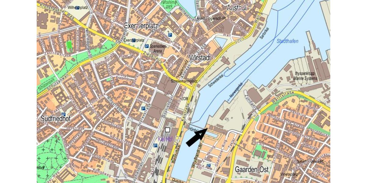 Etagenwohnung Kiel Gaarden-Ost - 3 Zimmer, 94 m&sup2;, 1.588&euro; | Angebot:20220742