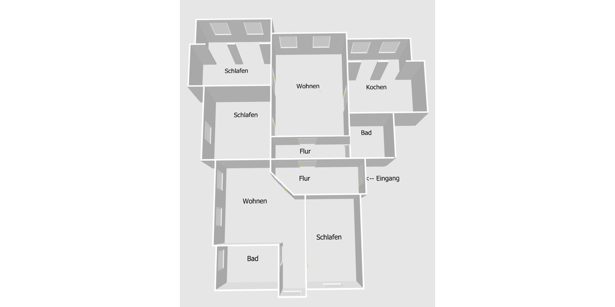 Etagenwohnung Stralsund Tribseer - 5 Zimmer, 106 m&sup2;, 1.010&euro; | Angebot:25037933