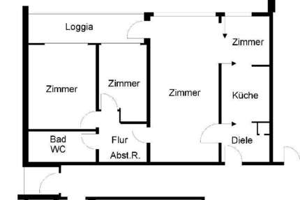 Wohnung zum Mieten in Bremerhaven 456 € 74.87 m²
