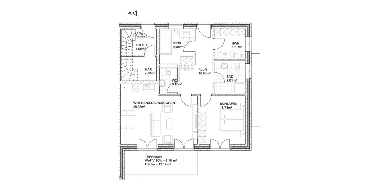 Erdgeschoßwohnung Meldorf - 3 Zimmer, 86 m&sup2;, 1.150&euro; | Angebot:25328441