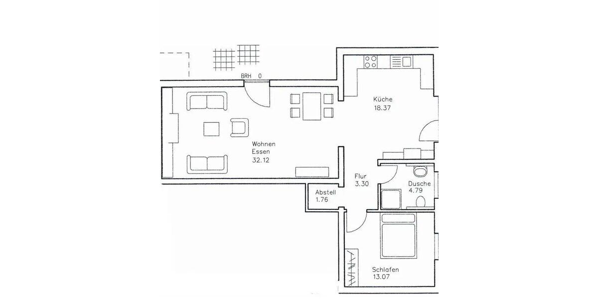 Etagenwohnung Sippersfeld - 2 Zimmer, 73 m&sup2;, 660&euro; | Angebot:26673420