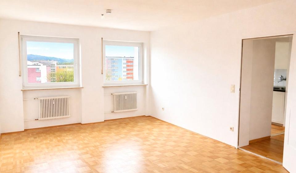 Etagenwohnung Regensburg Ganghofersiedlung - 2 Zimmer, 60 m&sup2;, 900&euro; | Angebot:26048582