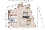 Etagenwohnung Zwickau Innenstadt - 2 Zimmer, 62 m&sup2;, 372&euro; | Angebot:26751362