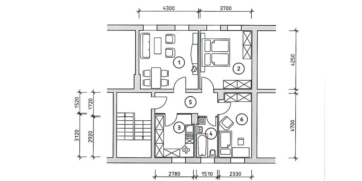 Erdgeschoßwohnung Gröditz - 4 Zimmer, 64 m&sup2;, 390&euro; | Angebot:24117594