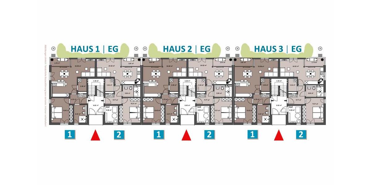 Erdgeschoßwohnung Ilsenburg (Harz) - 2 Zimmer, 66 m&sup2;, 822&euro; | Angebot:26021391