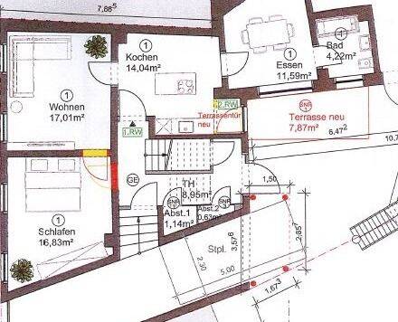 Zimmer Bad Schwalbach - 3 Zimmer, 68 m&sup2;, 700&euro; | Angebot:26139219