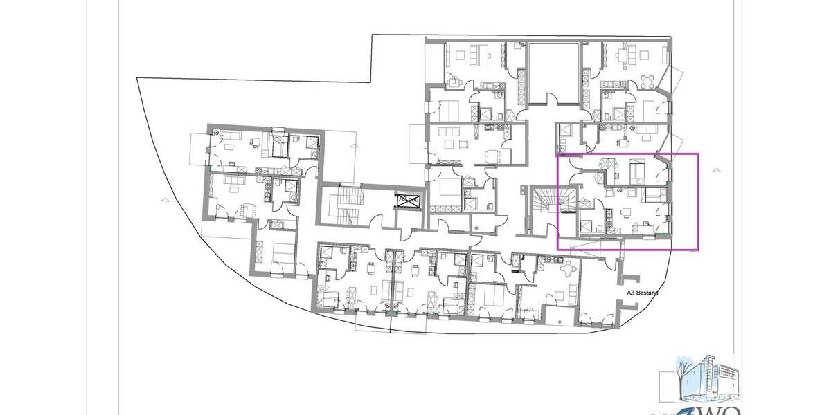 Etagenwohnung Bocholt - 1 Zimmer, 38 m&sup2;, 767&euro; | Angebot:24662313