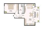 Erdgeschoßwohnung Bad Düben - 2 Zimmer, 67 m&sup2;, 750&euro; | Angebot:26676984