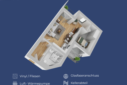 Wohnung Schäftlarn - 2 Zimmer, 1.290&euro; | Angebot:23503900