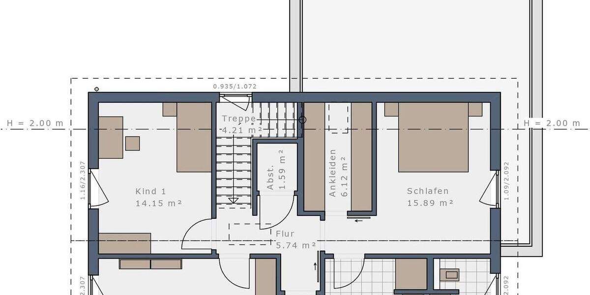 Einfamilienhaus Kaarst Driesch - 5 Zimmer, 170 m&sup2;, 3.720&euro; | Angebot:25734301