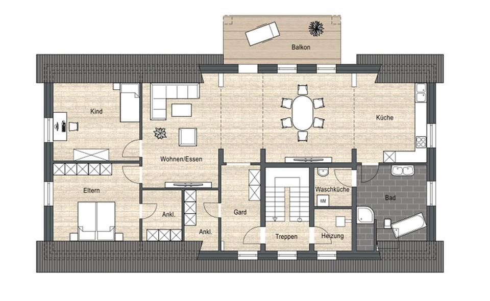 Dachgeschoßwohnung Emsbüren - 3 Zimmer, 129 m&sup2;, 980&euro; | Angebot:26335714