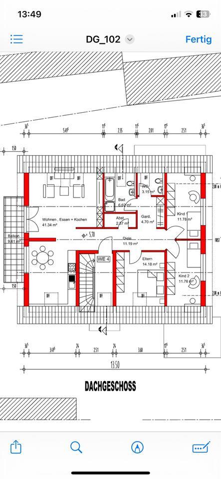 Neubauwohnung ERSTBEZUG in Bürstadt Zentrum zu vermieten zimmer