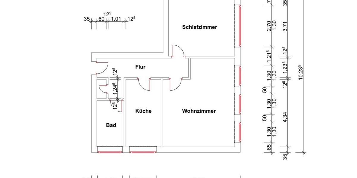 Etagenwohnung Altena - 2 Zimmer, 64 m&sup2;, 435&euro; | Angebot:27626518
