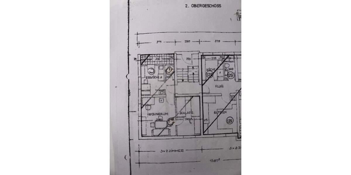 Etagenwohnung Stuttgart Wolfbusch - 2 Zimmer, 36 m&sup2;, 730&euro; | Angebot:25216116