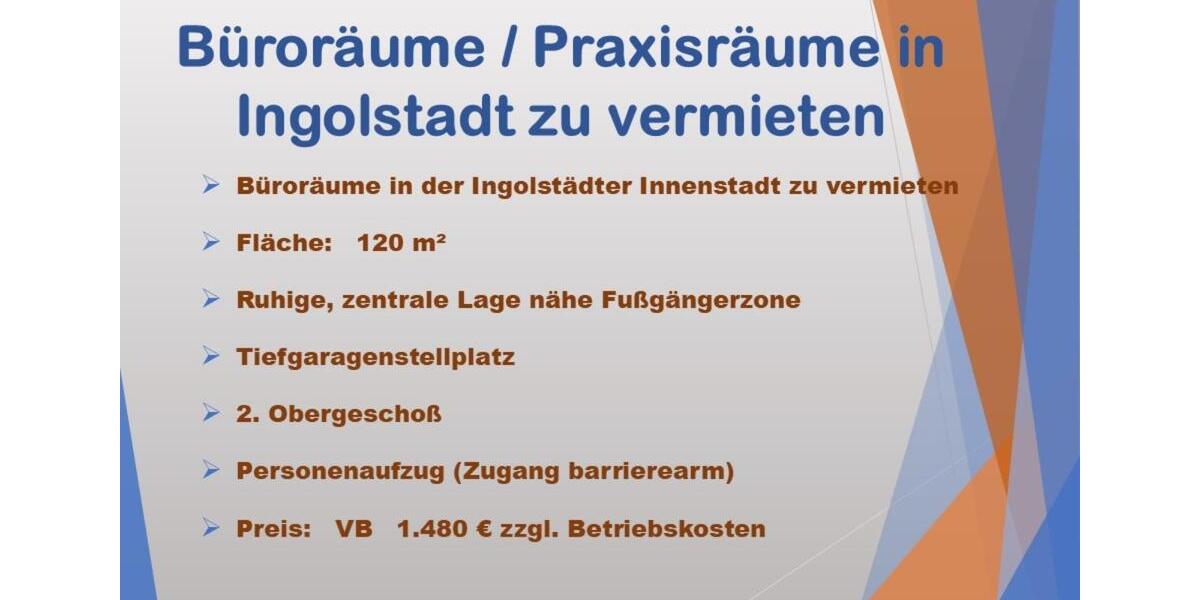 Büroräume Praxisräume in Ingolstadt zu vermieten zimmer
