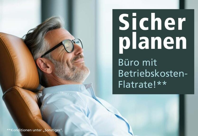 Großraumbüro mit separaten Büroeinheiten