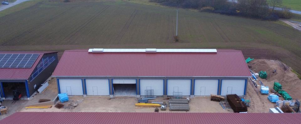 Isolierte Lagerhalle Gewerbe abgetrennte Abteile zu vermieten zimmer