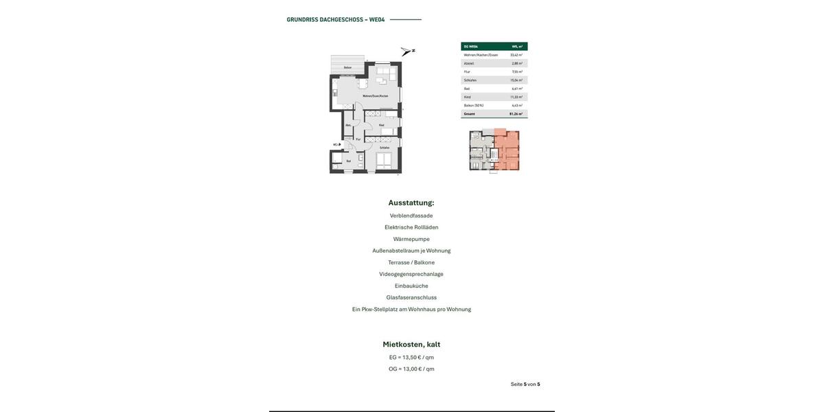 Erdgeschoßwohnung Fredenbeck - 3 Zimmer, 80 m&sup2;, 975&euro; | Angebot:24469349