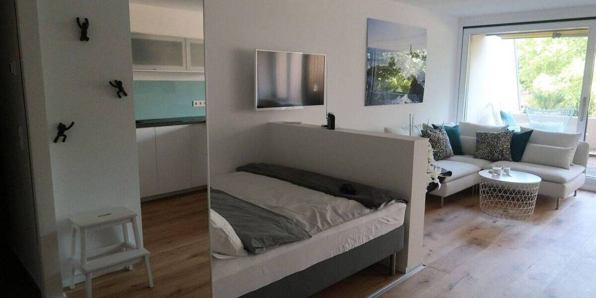 Terrassenwohnung Mannheim Neckarstadt - 1 Zimmer, 49 m&sup2;, 1.050&euro; | Angebot:26200085