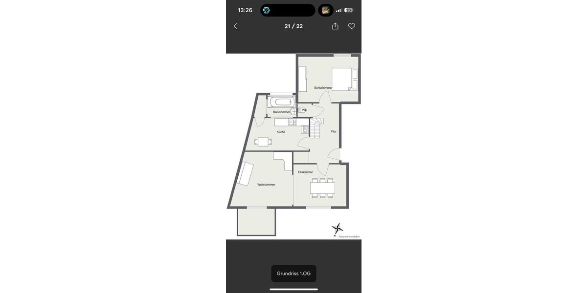 Etagenwohnung Hamburg Bergedorf - 6 Zimmer, 120 m&sup2;, 2.400&euro; | Angebot:26679987