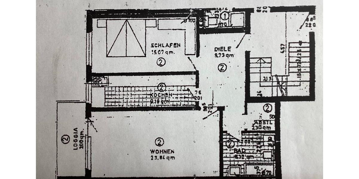 Hochparterre Gütersloh - 2 Zimmer, 72 m&sup2;, 650&euro; | Angebot:26613481