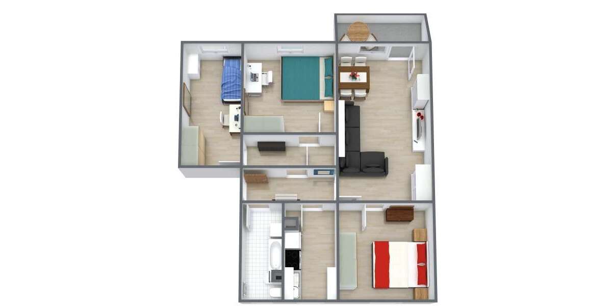 Etagenwohnung Wernigerode - 4 Zimmer, 77 m&sup2;, 579&euro; | Angebot:25760286