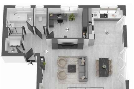Wohnung zum Mieten in Moorrege 1.760,94 € 130.15 m² 4 zimmer