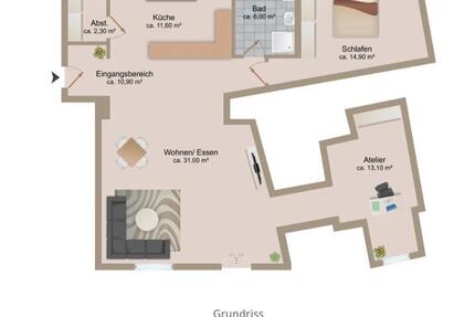 Wohnung Muldestausee - 3 Zimmer, 91 m&sup2;, 1.320&euro; | Angebot:27627522